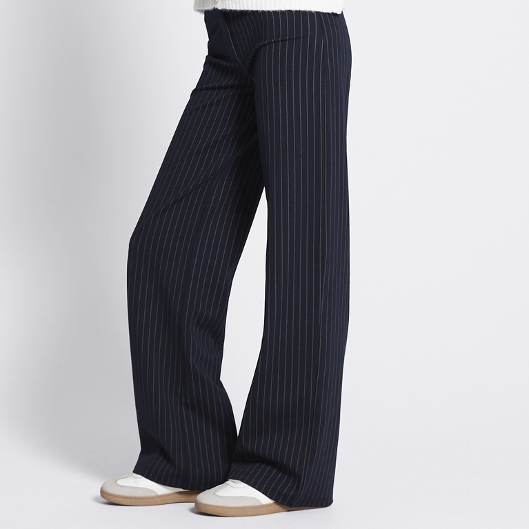 Low waist dress pants "Estrid" Dark Blue