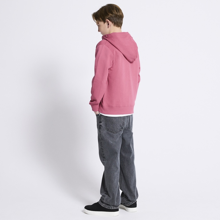 Zip hoodie "Tom star" Soft red