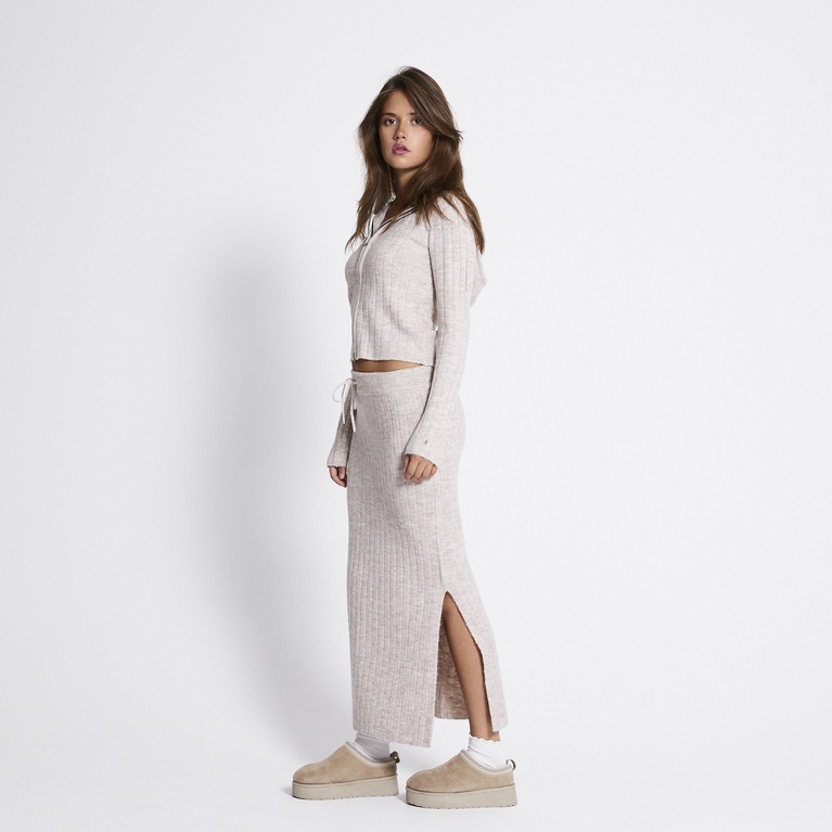 Knit skirt "Katie" Beige Melange