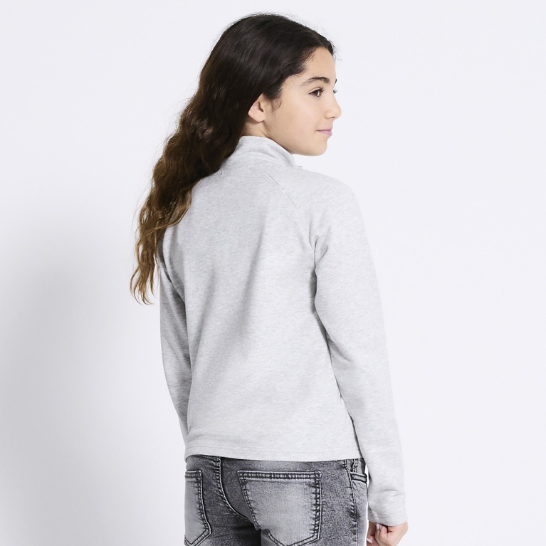 Zip sweatshirt "Tintin" Grey Melange 2