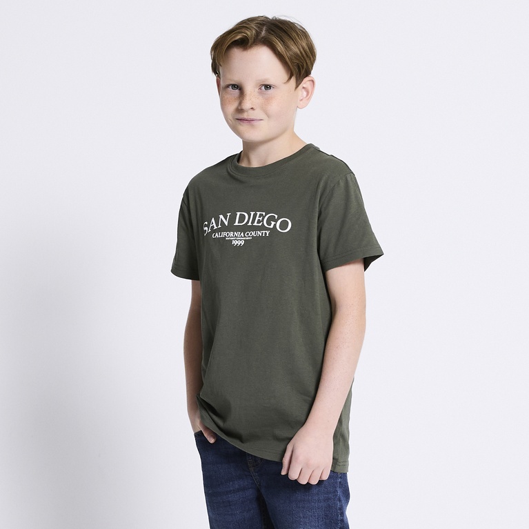 Printed tee "Thomas star" Green
