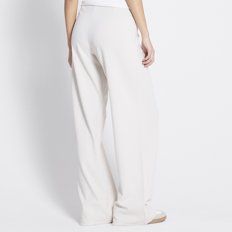 High waist wide dress pants "Tania" Ivory