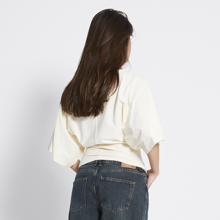 Poncho top "Abby" Light Yellow
