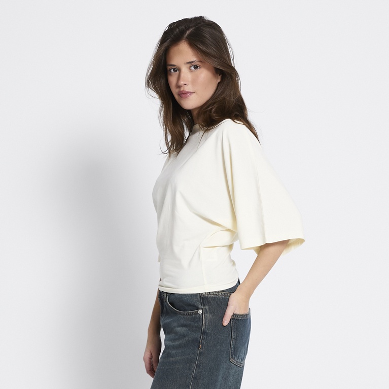 Poncho top "Abby" Light Yellow