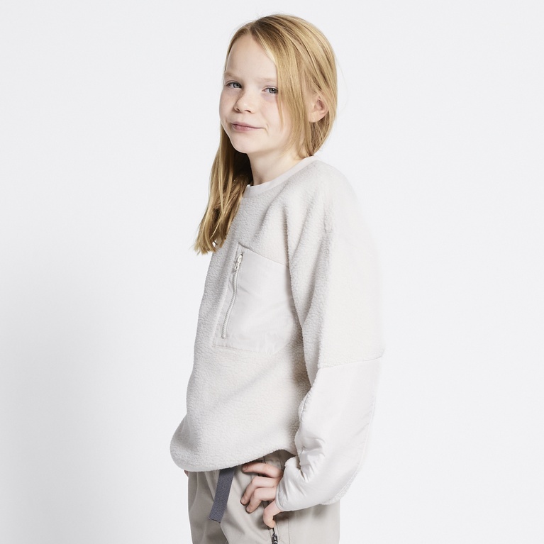 Pile sweatshirt "Active pile" Off white