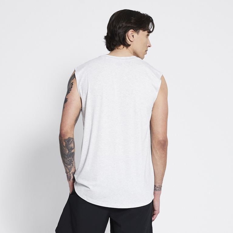 Training tank top "Goal Box" Grey Melange