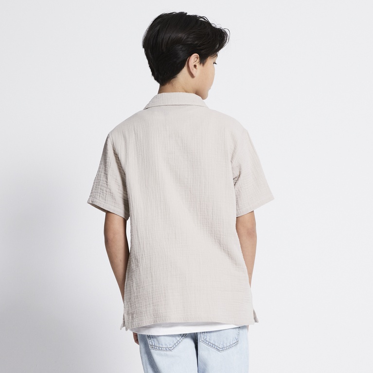 Short sleeve shirt "Joel" Beige