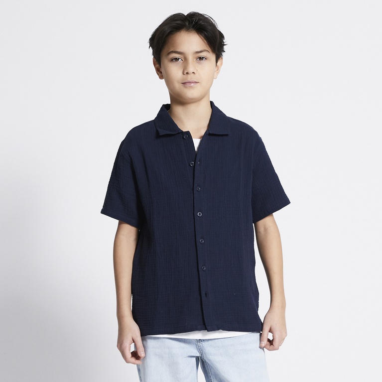 Short sleeve shirt "Joel" Navy