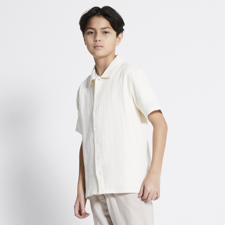 Short sleeve shirt "Joel" Off white