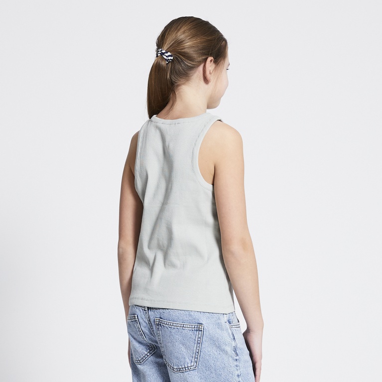 Ribbed tank top "Amalia" Light Green