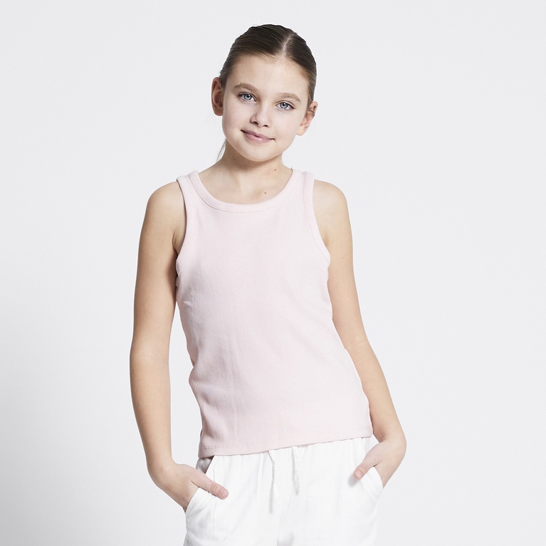 Ribbed tank top "Amalia" Soft Pink