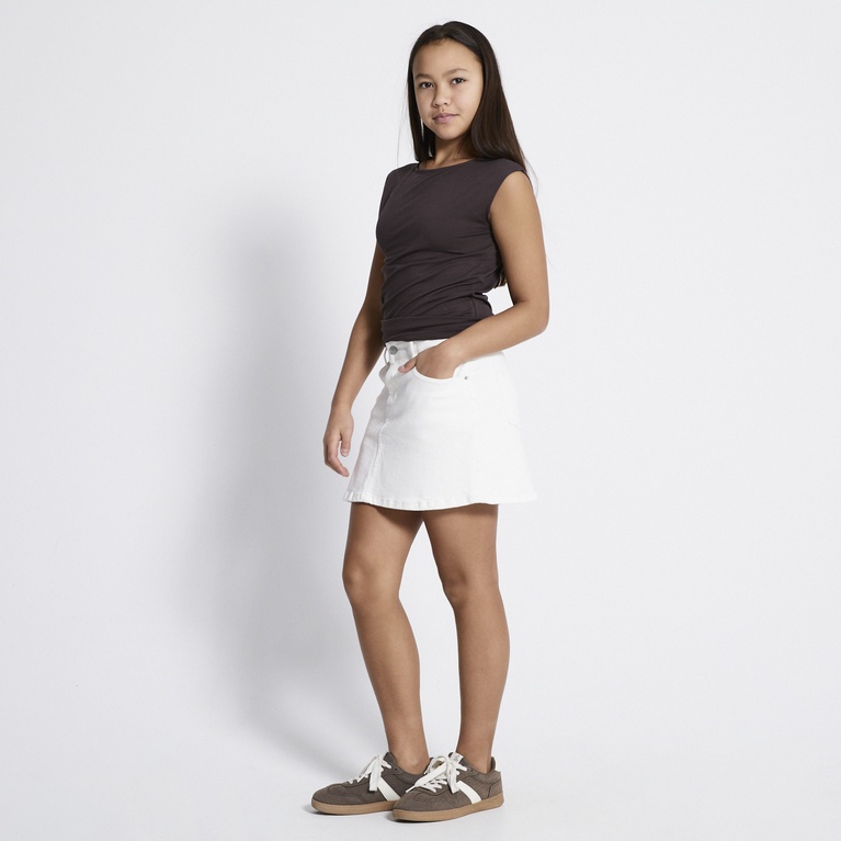 Denim skirt "Claudia" Denim skirt "Claudia" White