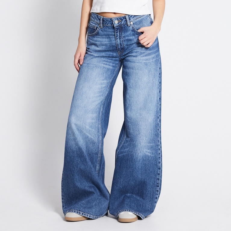 Loose flare jeans "Harbor" Vintage Indigo