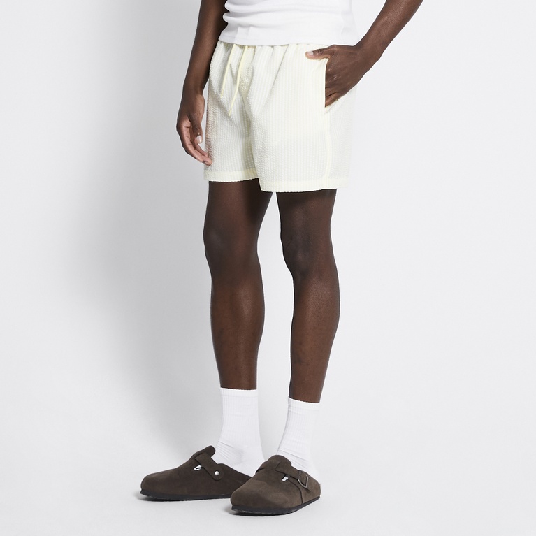 Swim shorts "Loa Seersucker" Yellow