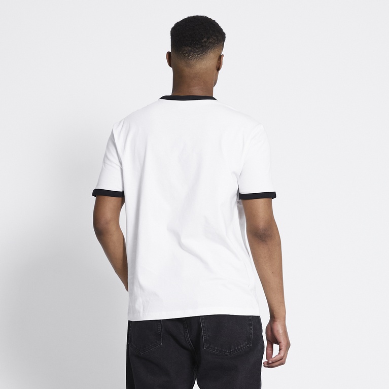 Ringer tee "Noel" White