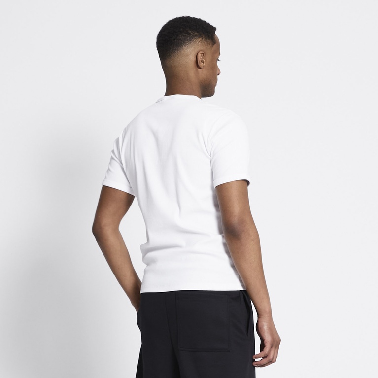 Rib knit tee "Vincent" White