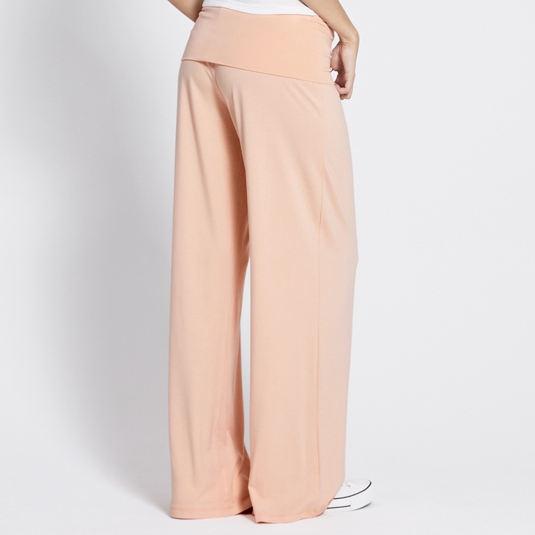 Foldable wide pants "Eleni" Apricot
