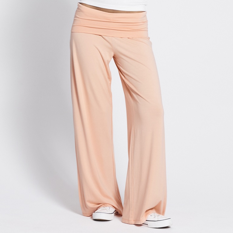 Foldable wide pants "Eleni" Apricot