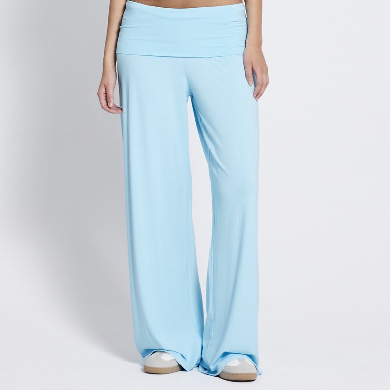 Foldable wide pants "Eleni" Turquoise