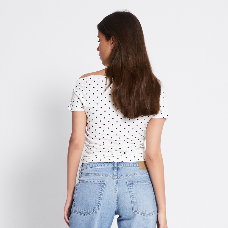 Off-shoulder top "Floren" Print 2