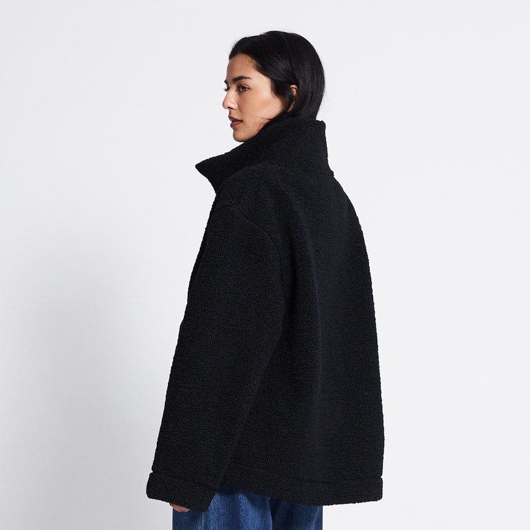 Pile jacket "Aline" Black