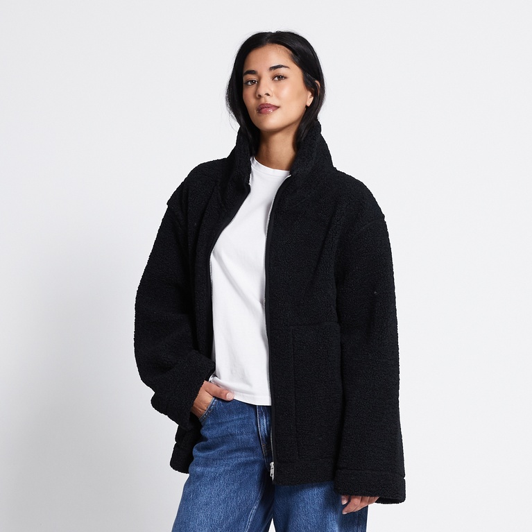 Pile jacket "Aline" Black