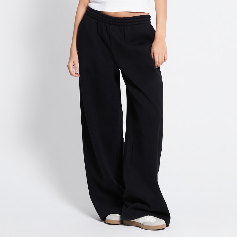 Wide sweatpants "Edina" Black