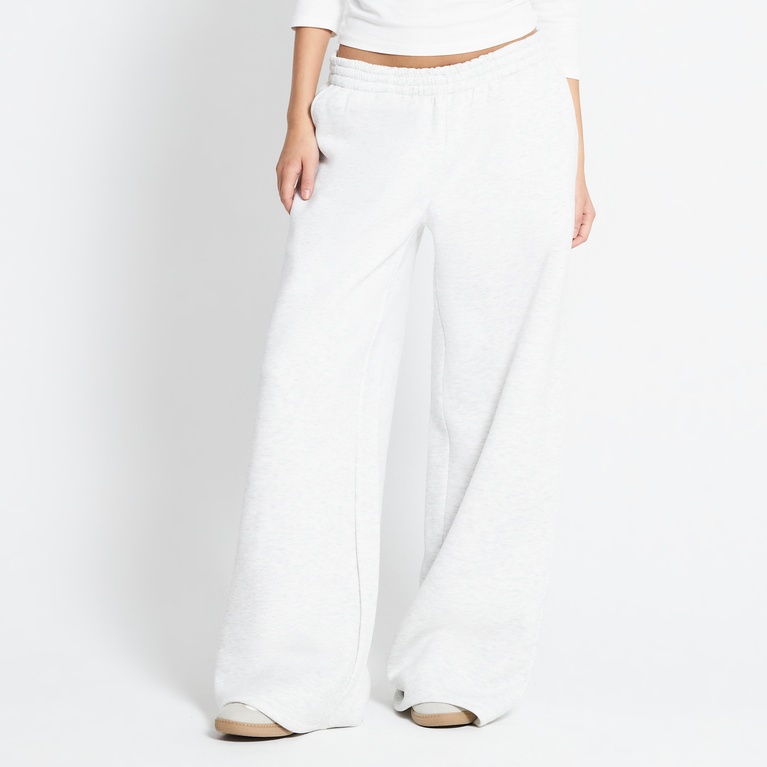 Wide sweatpants "Edina" Grey Melange