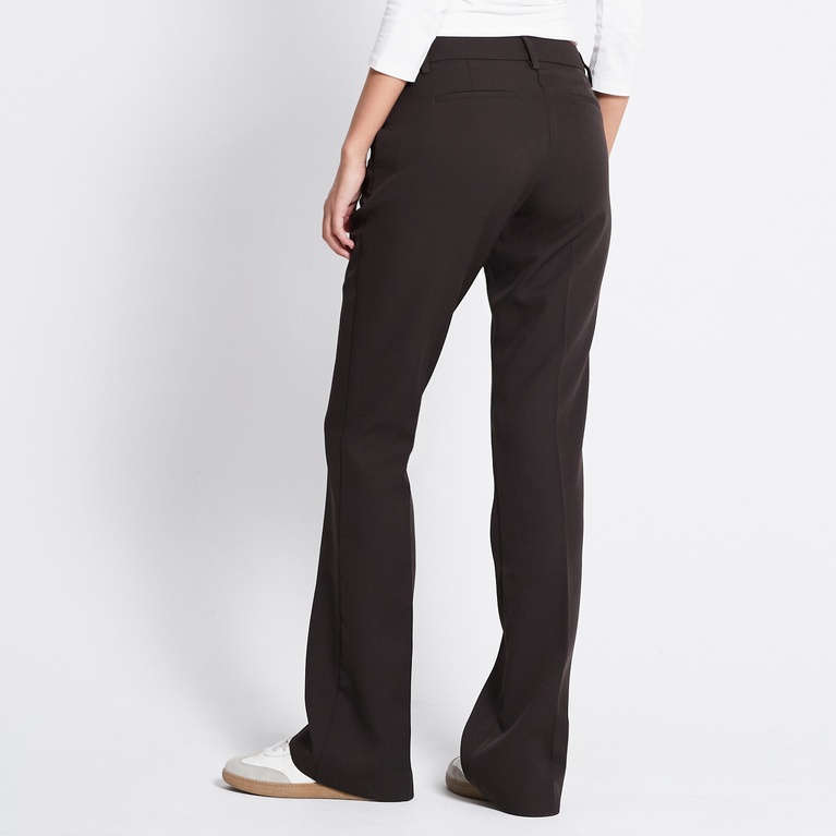 Low waist flare dress pants "Tova" Brown