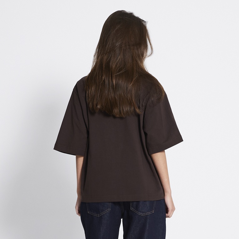 Boxy tee Brown