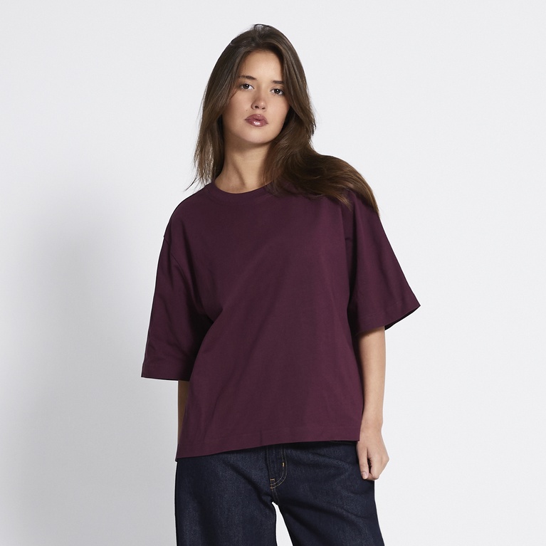 Boxy tee Plum
