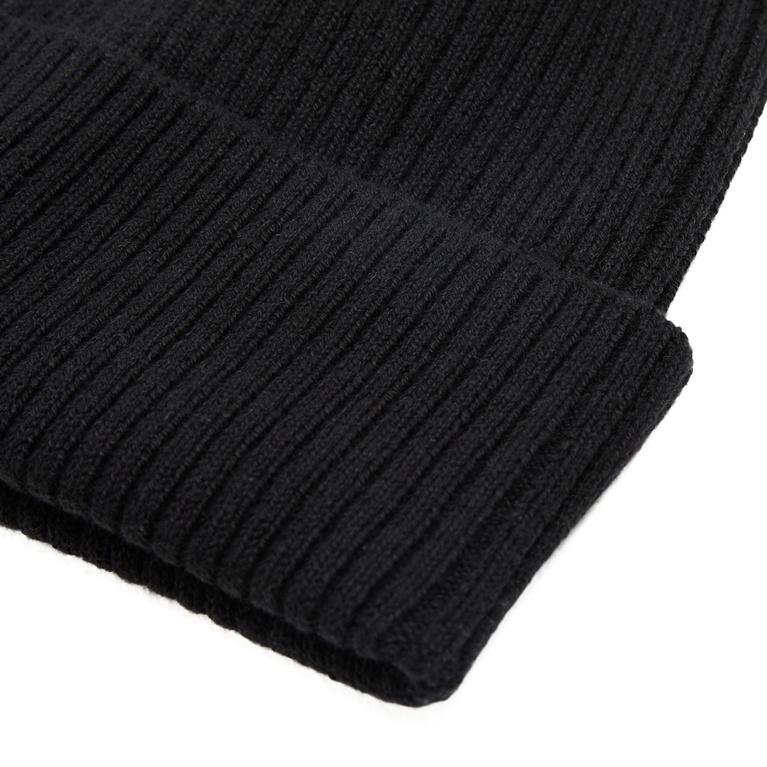 Rib-knit beanie "Arel" Black
