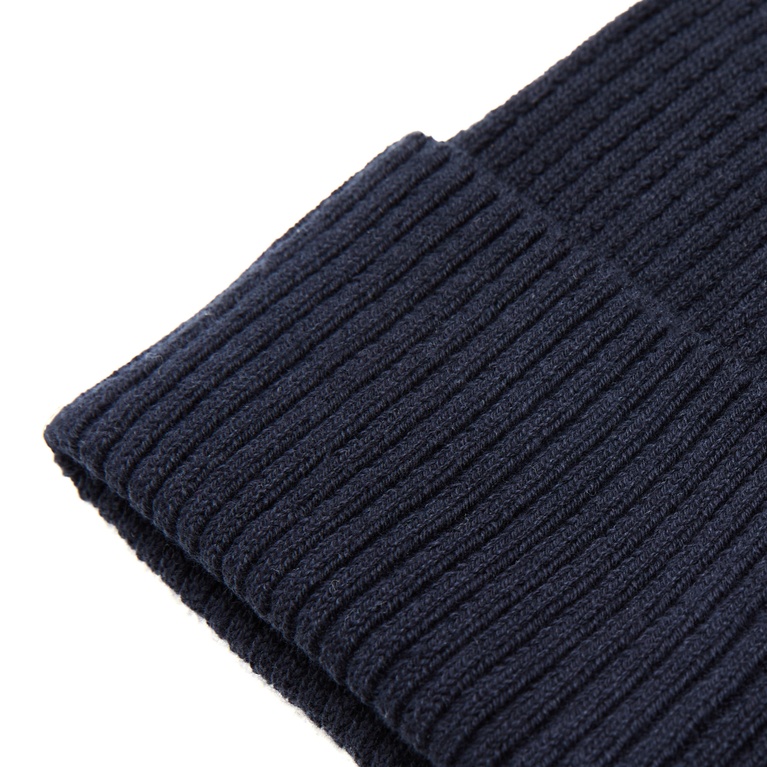 Rib-knit beanie "Arel" Navy