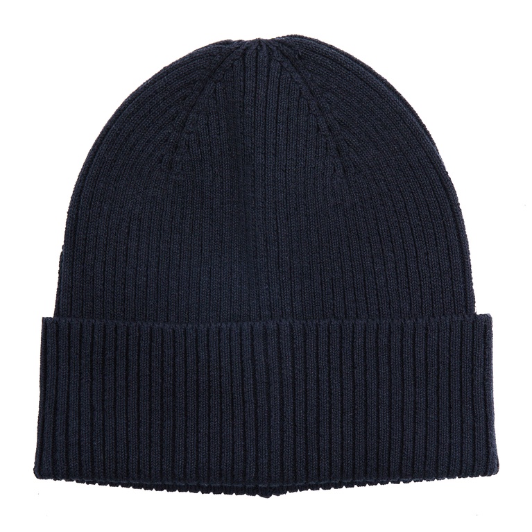 Rib-knit beanie "Arel" Navy