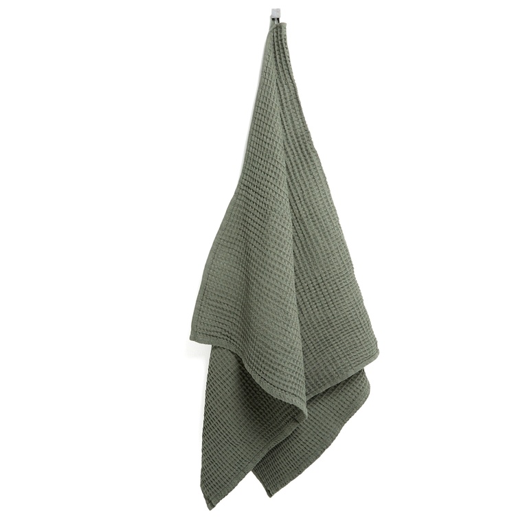 Waffle towel 70x140 Dark Green