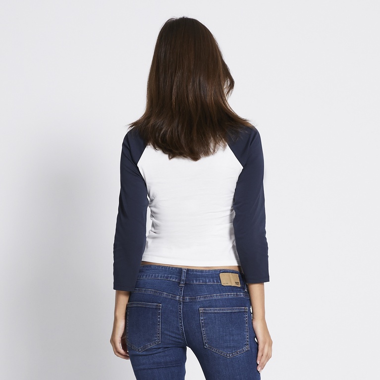 Baseball 3/4 sleeve top "Storm" Navy
