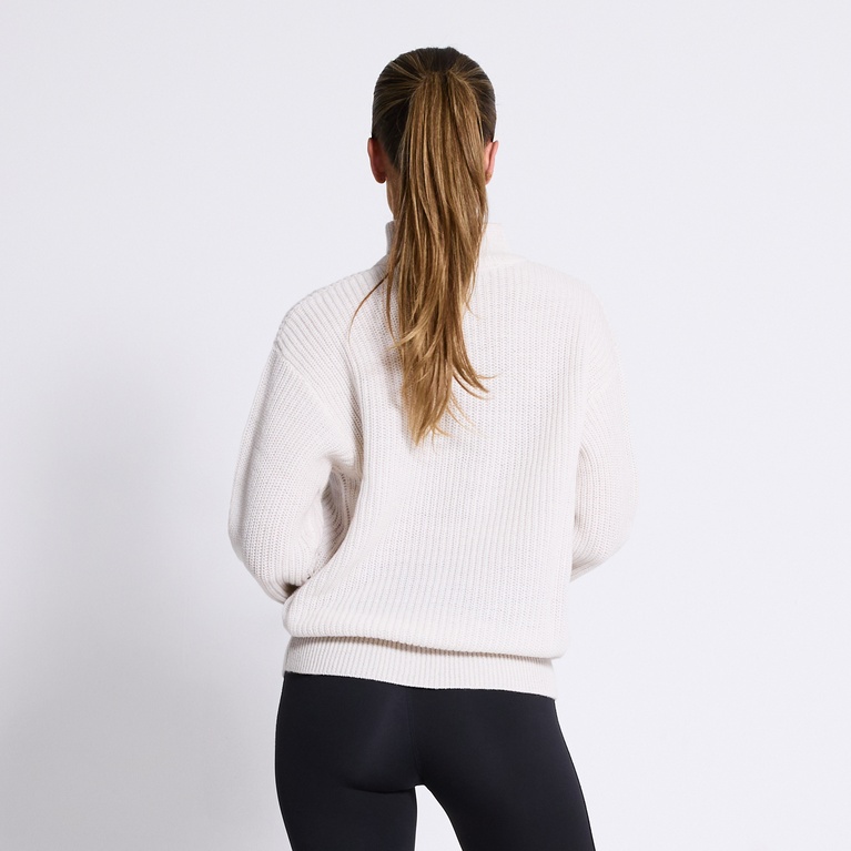 PiteÕ Collar /M Sweater Sweater Soft White