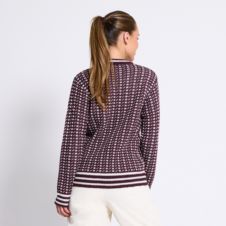 Trysil Wool Sweater Sweater Aubergine