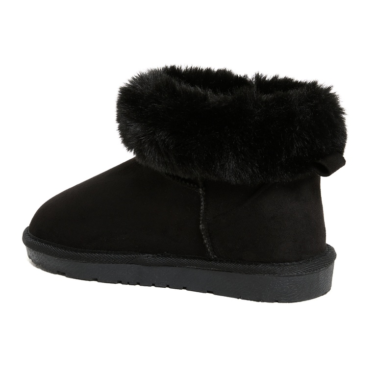 Faux sherling boots "Loui" Black