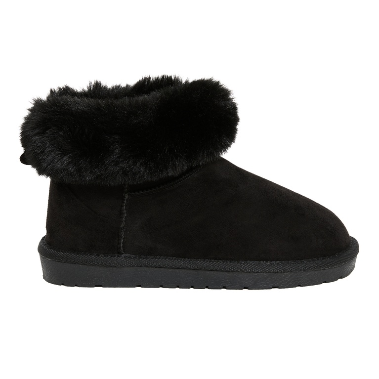 Faux sherling boots "Loui" Black