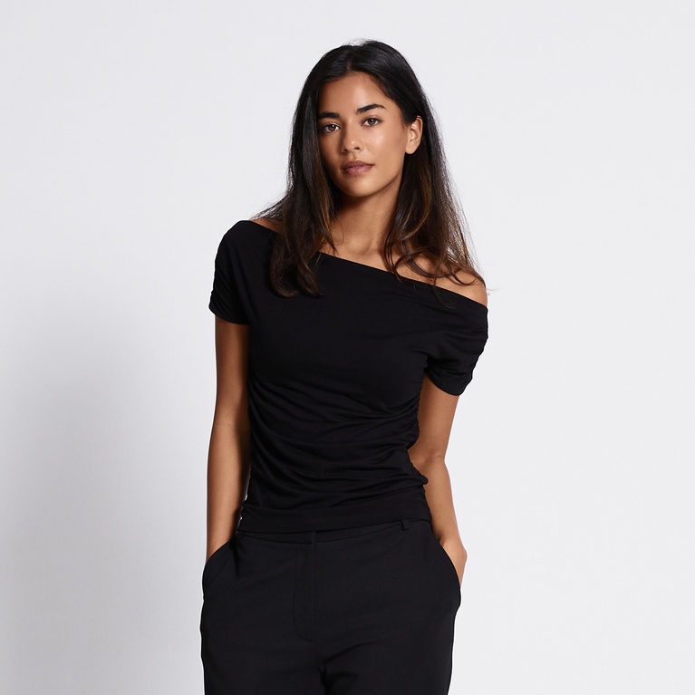 Off-shoulder top "Franca" Black