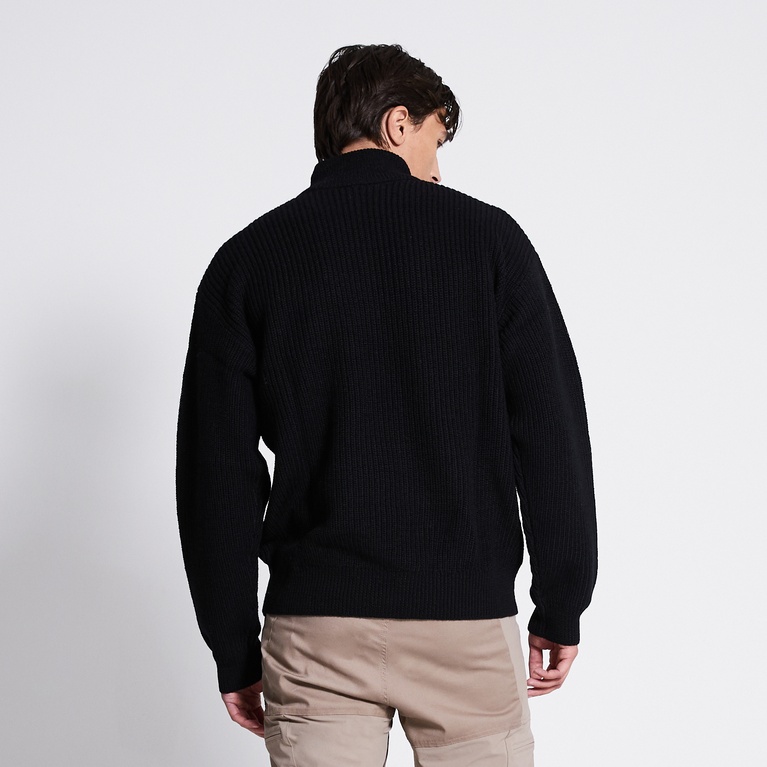 PiteÕ Collar /M Sweater Sweater Black-Black