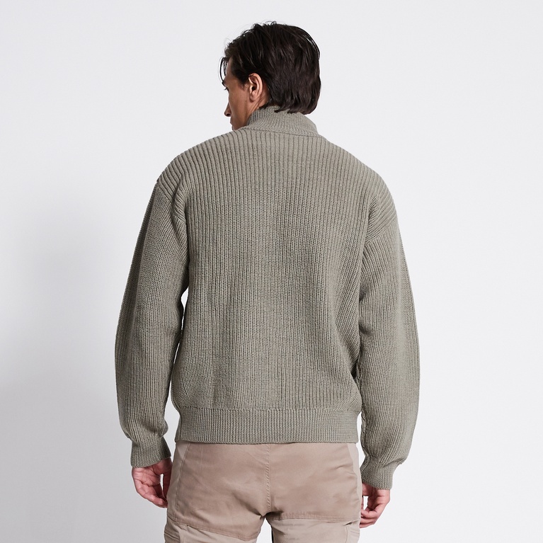 PiteÕ Collar /M Sweater Sweater Calm Army