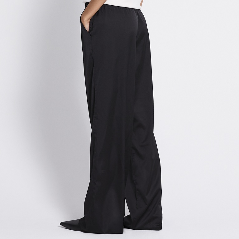 Satin pants "Ashley" Black