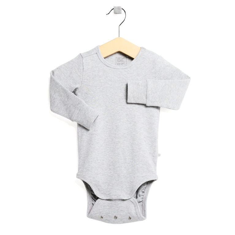 Bodysuit "Daily body ribbed" Grey Melange