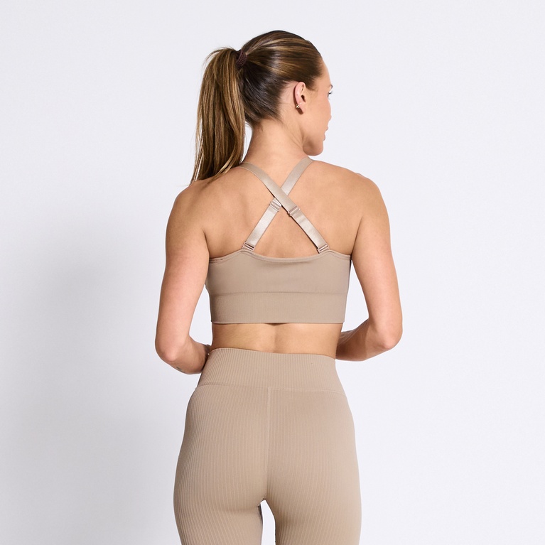 Sports bra "Active Bra" Taupe