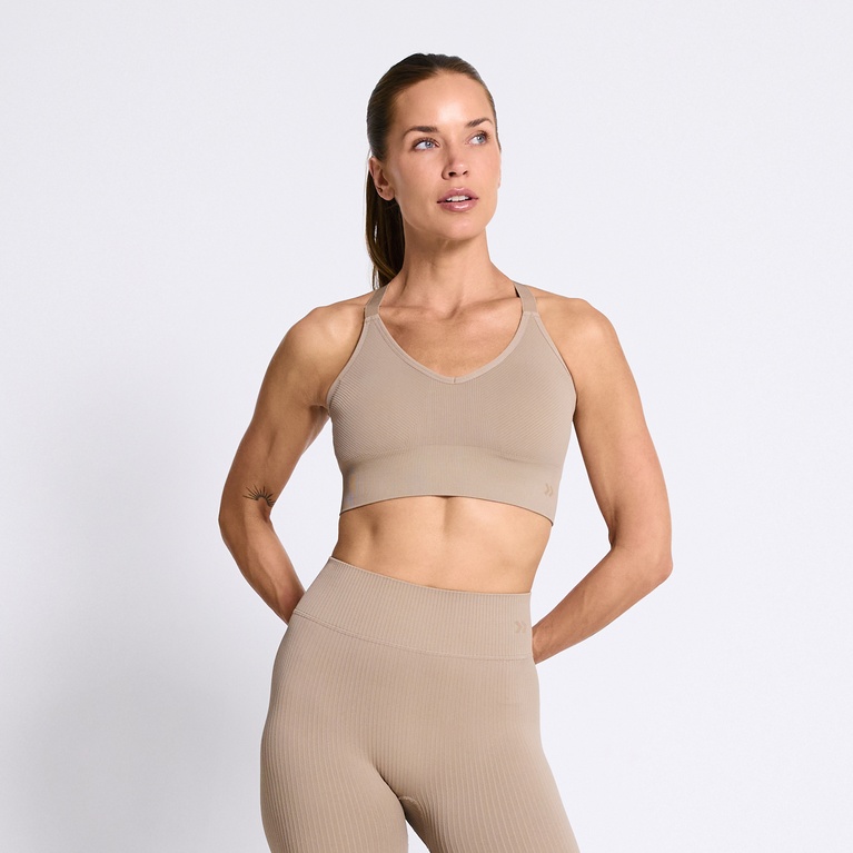Sports bra "Active Bra" Taupe