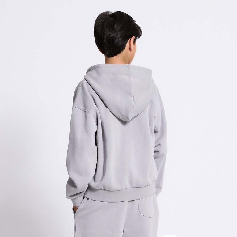 Heavy hoodie "Block" Grey
