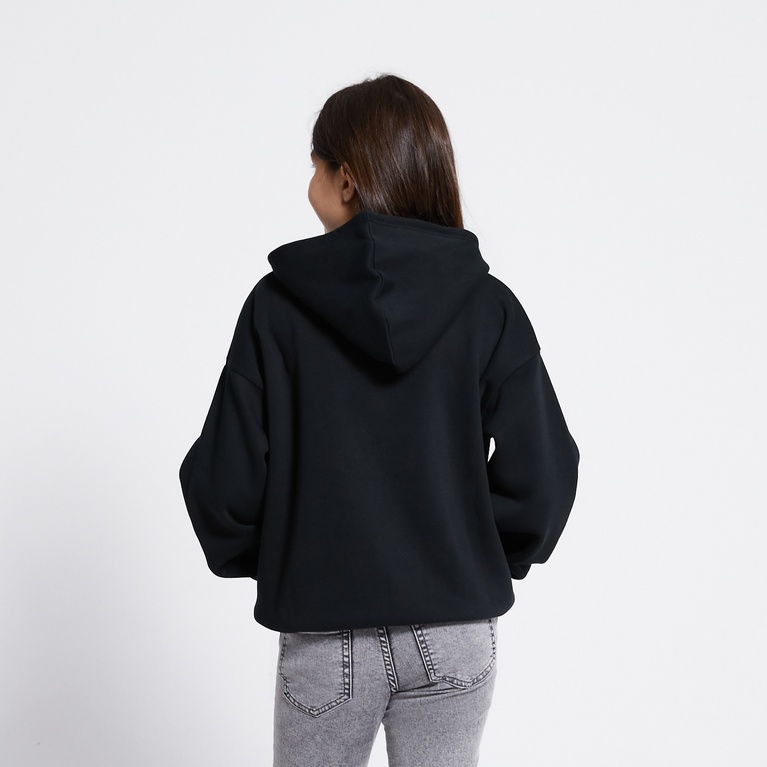 Heavy hoodie "Hilma star" Black