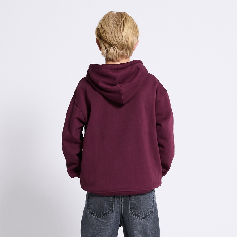 Printed hoodie "Jordon" Burgundy